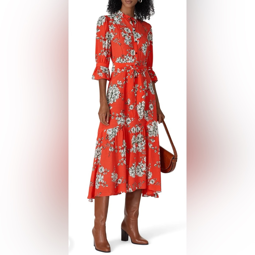 Marissa Webb Collective Floral Shirtdress